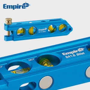 엠파이어 수평대 포켓 레벨 측정기 수직 수평기 마그네틱 토피도 수평계 841.6
