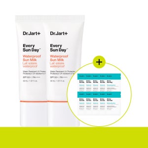 [1+1,스웨트프루프선크림] 닥터자르트 에브리 선 데이 워터프루프 선 밀크 30ml (SPF50+,PA++++) (+선크림1mlx10)
