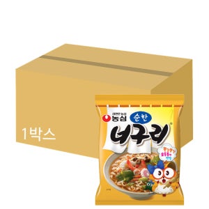 농심 순한 너구리 120g x 40개