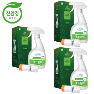 에코빌레 친환경 셀프 에어컨 세척제 500ml 벽걸이 스탠드 천장형 창문형 3개set