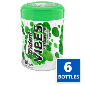 Trident 트라이던트 스피어민트 러쉬 무설탕 껌 40개입 6팩