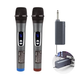 무선 마이크 강의용 공연용 수업용 회의실 휴대용 보컬 교사 UHF 송수신 수신기 세트