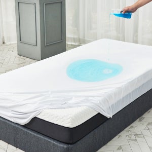무로 쿨쿨넨네 방수 매트리스 커버 화이트 슈퍼싱글 침대커버/방수시트/진드기