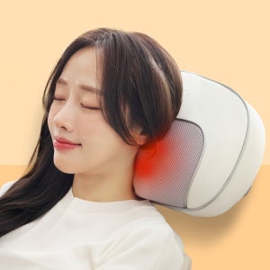 스노우 롤링 목 어깨 안마기 승모근 경추 베개 마사지기 MVP-7782