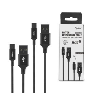 킨닉스 1+1 고속 충전케이블 USB C타입 핸드폰 CtoA 갤럭시 S10 S20 S21 노트 8 9 10 20 울트라 FE +