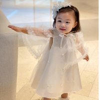 베베퓨어babydress (케이프셋트) 아기드레스 돌 특별한날 베이비 화이트 여아 백일