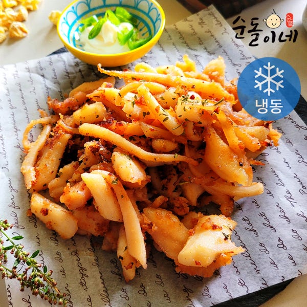 순돌이네 영화관 땅콩 버터구이 오징어 다리 300g