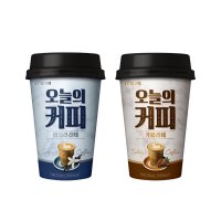 빙그레 오늘의커피 카페라떼 바닐라라떼 250ml10개 편의점커피