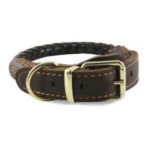 대형견목줄 강아지가죽목줄 중형견 튼튼한 애견목줄