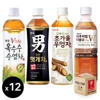 광동 옥수수염차 진한 헛개차 초가을우엉차 식후비법w차 500ml 12입 각3개씩