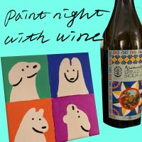 강남 성수 paint night with wine 미술원데이클래스 아크릴화 + 와인모임