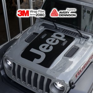 지프 랭글러 JEEP 본넷데칼 스티커 루비콘 오버랜드 글래디에이터 4xe 호환