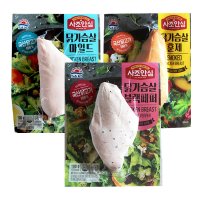 사조대림 닭가슴살100g 3종(마일드/블랙페퍼/훈제)