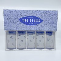 [SASAKI GLASS] Sasaki Glass Luce Tumbler Set 사사키 유리 루체 텀블러 세트 - Butterfly Flower Version