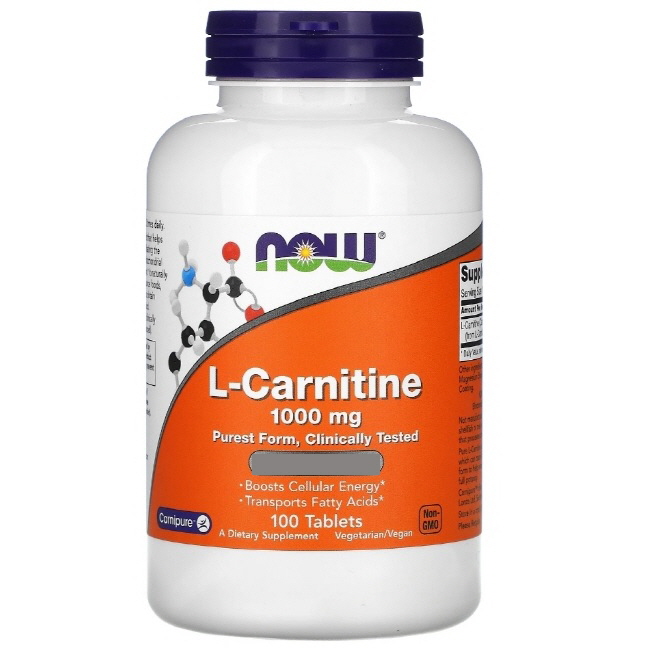 <b>나우푸드</b> 엘 <b>카르니틴</b> 1000mg 100정 L-<b>Carnitine</b>