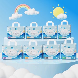 엘프레리 에어씬 팬티 기저귀 8팩