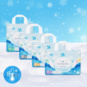 [N배송] 2025 엘프레리 에어씬 팬티 여름 기저귀 4팩 (M사이즈 팩당 38개입)