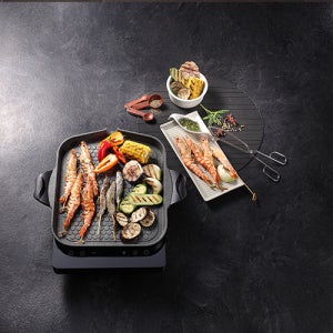 풍년 고기 불판 구이팬 샤르텐 IH 스톤구이 34x29cm 삼겹살 캠핑 인덕션