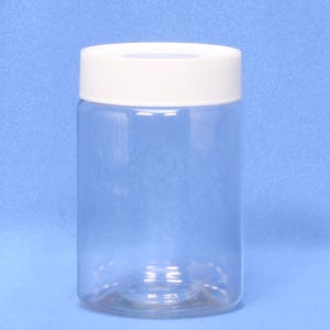 투명 250ml 환통 분말용기 소분통 식품용기