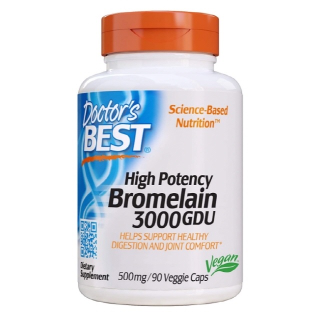 닥터스베스트 <b>브로멜라인</b> 3000 GDU <b>500mg</b> 90베지캡슐