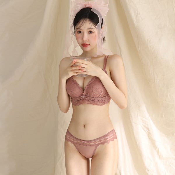 [N배송][슈퍼적립] 크라시앙 5cm 볼륨 너구리브라 왕뽕 들뜸없는 노와이어 데이트 섹시 레이스 브라팬티세트