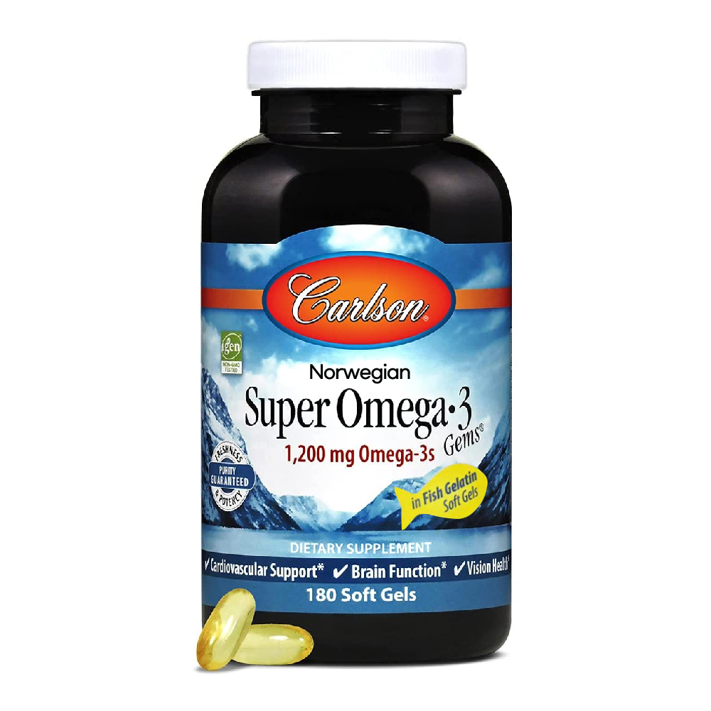 칼슨 Carlson 노르웨이 <b>슈퍼 오메가 3</b> <b>6</b> <b>9</b> EPA DHA 1200mg 비타민 E 180 피쉬젤라틴 소프트젤