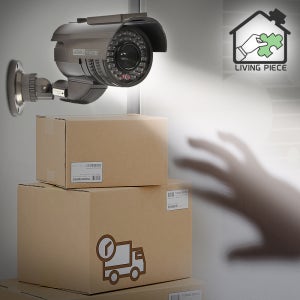 리빙피스 LED점등 태양광 모형 CCTV