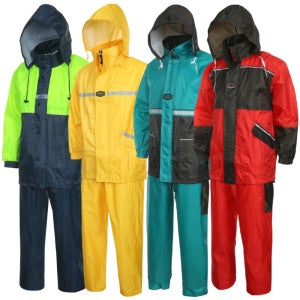 라이더우비 오토바이우비 우의 도롱이 배달 남자 단색 등판망사 곤색 중