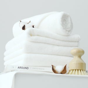 타월톡톡 국내공정 30수 140g 고급수건 화이트 10장