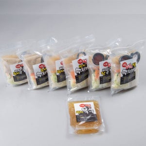 칼국수 장칼국수 수제비 밀키트 6종 6팩 멸치육수 1팩