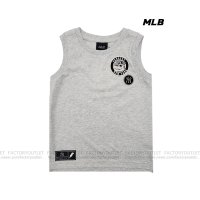 [MLB KIDS] 엠엘비키즈 등판캐릭터 그레이 민소매 티셔츠 71TKR4831-50M