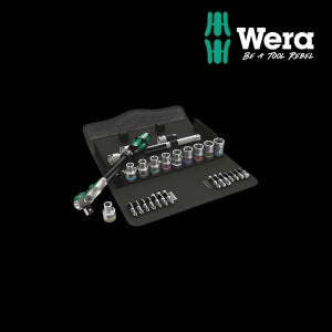 Wera 8100 SC 6 Zyklop 스피드 라쳇 소켓 세트 28pcs 미리(mm)타입 (004076)