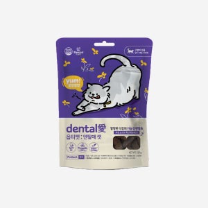 옵티펫 덴탈애캣 고양이 구강 치석관리 잇몸 구내염 양치 덴탈 껌 영양제 저알러지 간식
