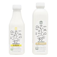 제주 무항생제 우유 900ml / 동물복지 유기농 우유 750ml