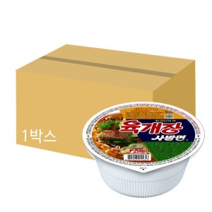 농심 육개장 사발면 86g x 24개