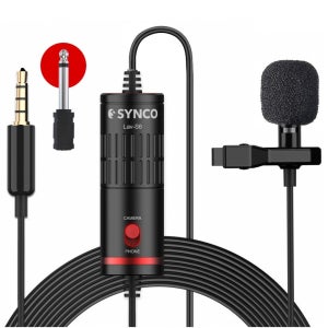 SYNCO 싱코 핀마이크 유선형 LAV-S6 유튜브마이크
