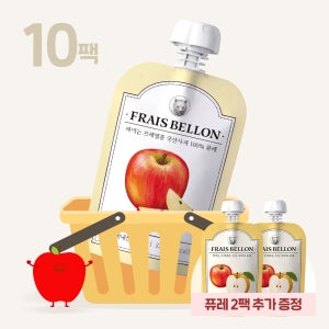 프레벨롱 국산과일 아기 퓨레 10팩 골라담기 짜먹는 사과 이유식 아이 간식