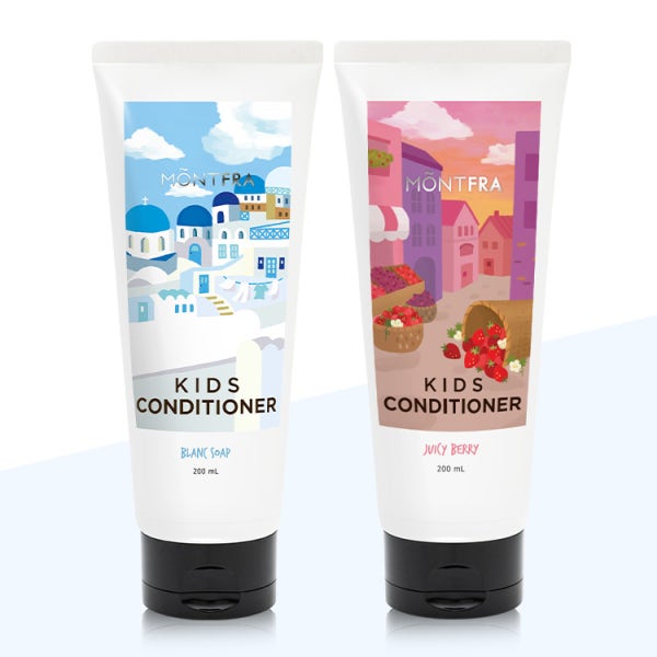 몽프라 1+1 초등 키즈 컨디셔너 200ml / 블랑솝 쥬시베리 린스 트리트먼트