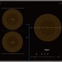 KR-S4800 / 웰치 인덕션 3구 전기렌지 / 확장형 화구 / 잠금기능 등