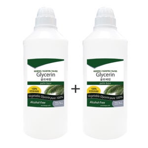 유기농 글리세린1L+1L 수입산 식물성 DIY 화장품 샴푸 비누 비누방울