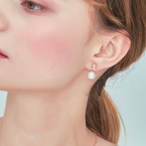 [로즈몽] 실버 진주 귀걸이 RJ0011