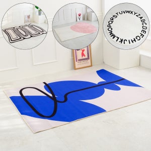 사계절 먼지없는 러그 워셔블 거실 카페트 단모 원형 대형 거실러그 53번 200x300