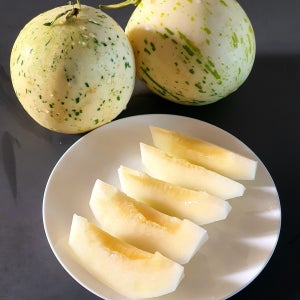 고당도 보장 함안 멜론 가야 백자 메론 8kg (4~6수)