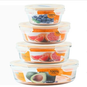 글라스락 원형 원도어포캣 내열강화유리 밀폐용기 6종 모음전 김치통 반찬통 이유식용기