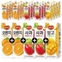 (190ml 56팩 x 혼합구성) 델몬트 드링크 주스/ 망고 포도 사과 파인애플 오렌지