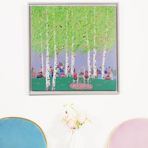 두요 김민정 작가 아크릴 유화 작품 인테리어 캔버스 액자 그대있어 좋은날 65x65cm