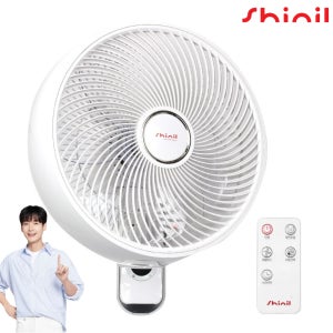 신일전자 서큘레이터형 리모컨 벽걸이 선풍기 SIF-CW14KBC 35cm 7엽날개 서큘팬