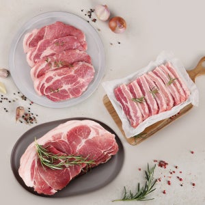 한돈 삼겹살 목살 앞다리살 구이용 수육용 제육용 300g 500g 1kg