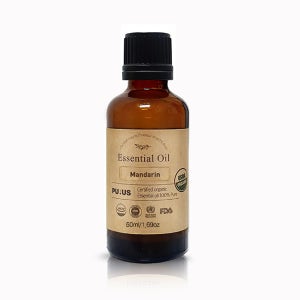 퓨어스 유기농 만다리 에센셜 오일 50ml / USD 아로마 베이스 페이스 릴렉싱