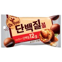 오리온 닥터유 단백질 볼 48g 1개입 초콜렛 봉지과자